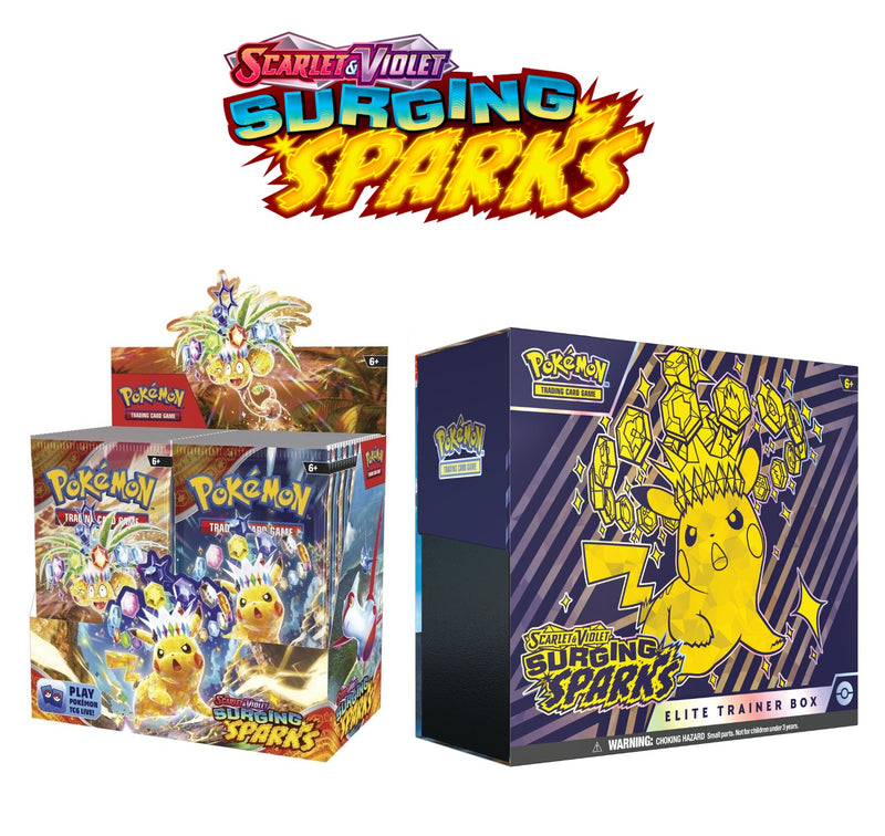 Pokemon Scarlet & Violet: Surging Sparks - Booster Box & ETB