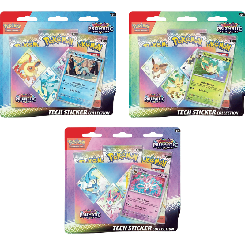 Pokemon Scarlet & Violet - Prismatic Evolutions Tech Sticker Collection [PREORDER]