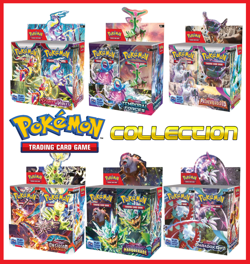 Pokemon Scarlet & Violet Era Booster Box Collector Set Bundle (6 Boxes) Sealed